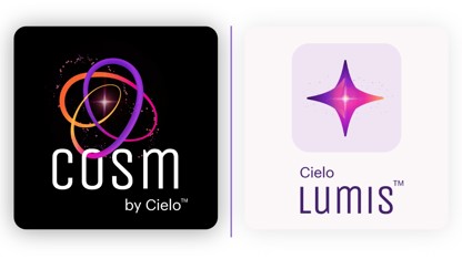 Cosm by Cielo and Cielo Lumis logos