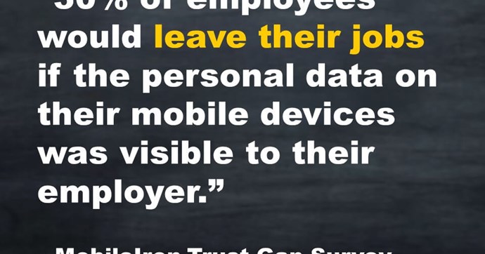 Attract and Retain Young Talent by Protecting Their Privacy on Mobile Devices