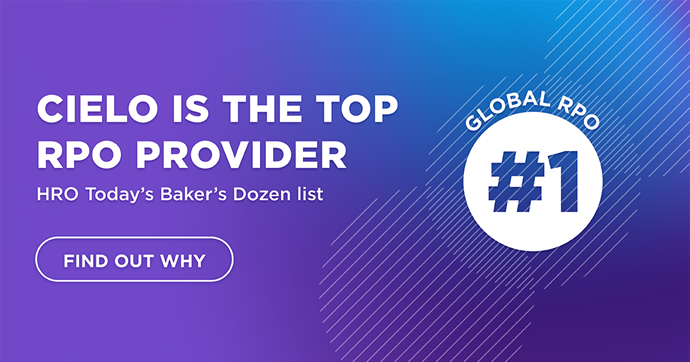Cielo Named #1 Global RPO Provider in the 2020 HRO Today Baker’s Dozen