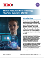 HRO Today Technology Quarterly Summary Cover Thumbnail