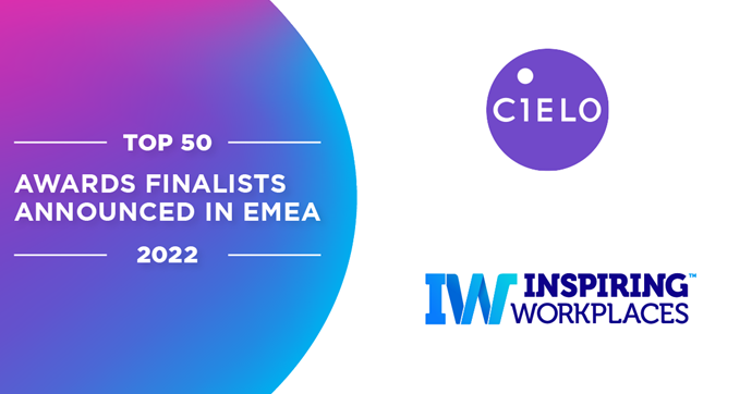 Cielo announced as a finalist in the EMEA Inspiring Workplaces awards