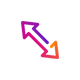 Double-ended arrow icon