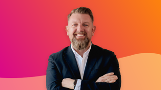 Cielo orange sunburst image